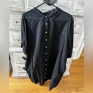 Black Button Down Dress